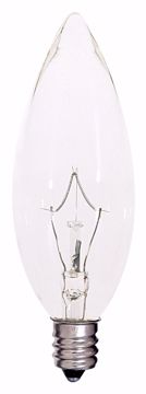 Picture of SATCO S4997 KR60B10 KRYPTON CAND CLEAR Incandescent Light Bulb