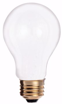 Satco S5022 34-Volt 75-Watt A21 Medium Base Light Bulb Frosted,