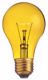 Picture of SATCO S6083 25W A19 TRANS. YELLOW 130V Incandescent Light Bulb