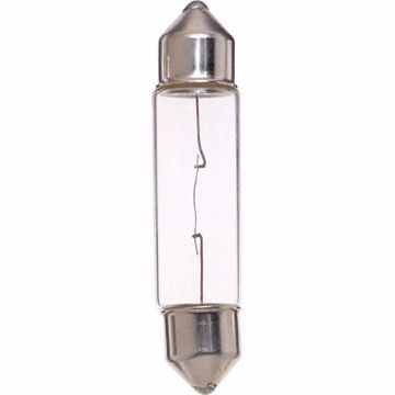 Picture of SATCO S6985 X5T3.25 12V FESTOON XENON Incandescent Light Bulb