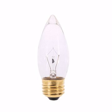 Picture of SATCO S7010 60W Torpedo Standard Clear 130V SHATTER Incandescent Light Bulb