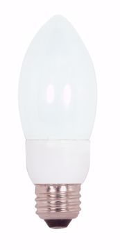 Picture of SATCO S7322 7ETCFL/E26/4100K/120V  Compact Fluorescent Light Bulb