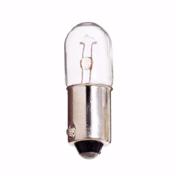 Picture of SATCO S7824 1847 6.3V 1W BA9S T3 1/4 C2R Incandescent Light Bulb