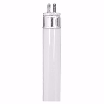 Cool White Satco Products S1902 4100K 6-Watt Mini Bi Pin T5 Preheat Lamp