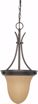 Picture of NUVO Lighting 60/1278 1 Light 10" Pendant with Champagne Linen Washed Glass