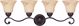 Picture of NUVO Lighting 60/1415 Anastasia - 4 Light Vanity with Honey Marble Glass
