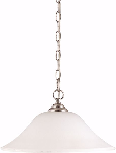 Picture of NUVO Lighting 60/1829 Dupont - 1 Light 16" Hanging Dome with Satin White Glass