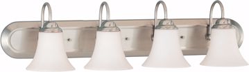 Picture of NUVO Lighting 60/1835 Dupont - 4 Light Vanity with Satin White Glass