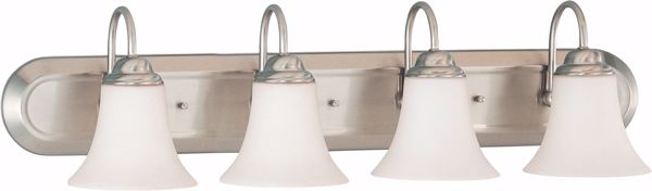 Picture of NUVO Lighting 60/1835 Dupont - 4 Light Vanity with Satin White Glass