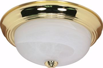 Picture of NUVO Lighting 60/213 2 Light - 11" - Flush Mount - Alabaster Glass