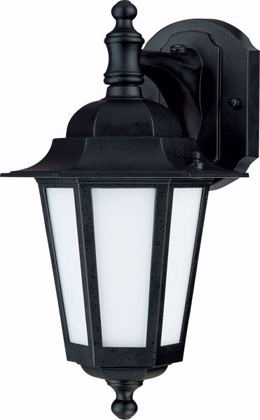 Picture of NUVO Lighting 60/2206 Cornerstone ES - 1 Light 13" - CFL Wall Lantern with Satin White Glass - 13w GU24 Included