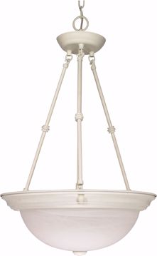 Picture of NUVO Lighting 60/227 3 Light - 15" - Pendant - Alabaster Glass