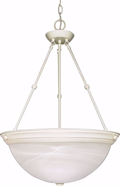Picture of NUVO Lighting 60/228 3 Light - 20" - Pendant - Alabaster Glass