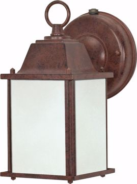 Picture of NUVO Lighting 60/2528 Cube Lantern ES - 1 Light Wall Lantern with Frosted Beveled Glass - (Lamp Included)