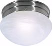 Picture of NUVO Lighting 60/2633 1 Light ES Small Mushroom with Alabaster Glass - (1) 13w GU24 Lamp Included