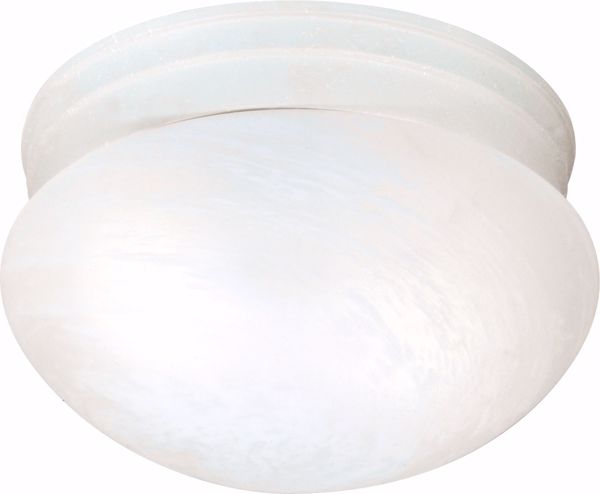 Picture of NUVO Lighting 60/2637 2 Light ES Medium Mushroom with Alabaster Glass - (2) 13w GU24 Lamps Included