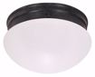 Picture of NUVO Lighting 60/2643 10" Mushroom Mahogany Bronze Frosted Glass Incandescent