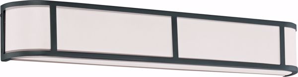 Picture of NUVO Lighting 60/2974 Odeon - 4 Light Wall Sconce with Satin White Glass