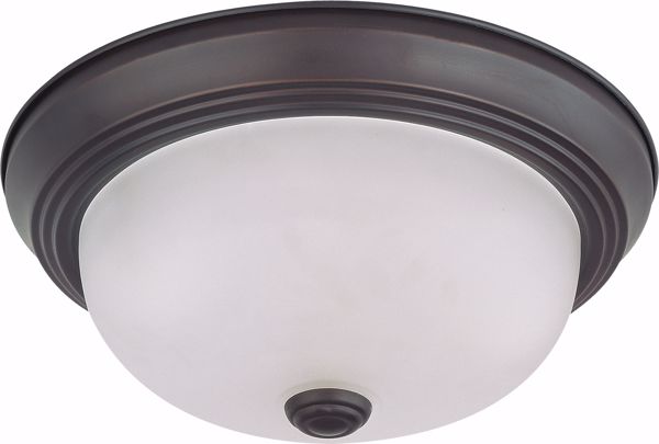 Picture of NUVO Lighting 60/3145 2 Light 11" Flush Mount with Frosted White Glass