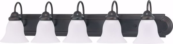 Picture of NUVO Lighting 60/3164 Ballerina - 5 Light 36" Vanity with Frosted White Glass