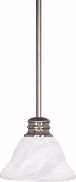 Picture of NUVO Lighting 60/3197 Empire ES - 1 Light 7" Mini Pendant with Alabaster Glass - (1) 13w GU24 Lamps Included