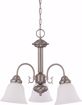 Picture of NUVO Lighting 60/3241 Ballerina - 3 Light 20" Chandelier with Frosted White Glass