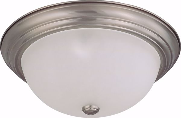 Picture of NUVO Lighting 60/3263 3 Light 15" Flush Mount with Frosted White Glass