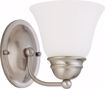 Picture of NUVO Lighting 60/3264 Empire - 1 Light 7" Vanity with Frosted White Glass