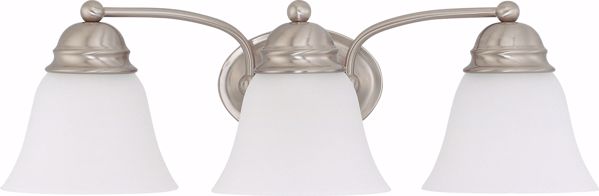 Picture of NUVO Lighting 60/3266 Empire - 3 Light 21" Vanity with Frosted White Glass