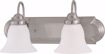 Picture of NUVO Lighting 60/3278 Ballerina - 2 Light 18" Vanity with Frosted White Glass