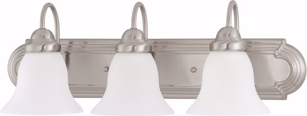 Picture of NUVO Lighting 60/3279 Ballerina - 3 Light 24" Vanity with Frosted White Glass