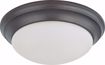 Picture of NUVO Lighting 60/3366 2 Light 14" Flush Mount Twist & Lock with Frosted White Glass - (2) 13w GU24 Lamps Included