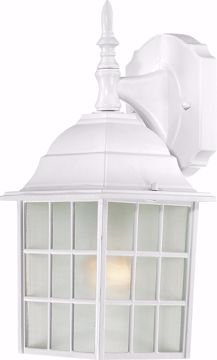 Picture of NUVO Lighting 60/3480 Adams - 1 Light - 14" Outdoor Wall with Frosted Glass; Color retail packaging