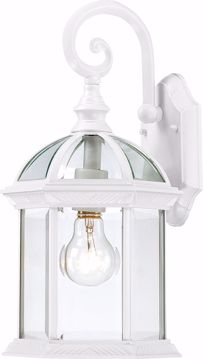 Picture of NUVO Lighting 60/3494 Boxwood - 1 Light - 15" Outdoor Wall with Clear Seed Glass; Color retail packaging