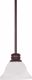Picture of NUVO Lighting 60/366 Empire - 1 Light - 7" - Mini Pendant - with Hang Straight Canopy