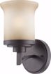 Picture of NUVO Lighting 60/4121 Harmony - 1 Light Vanity Fixture with Saffron Glass