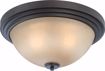 Picture of NUVO Lighting 60/4132 Harmony - 3 Light Flush Dome Fixture with Saffron Glass