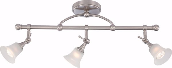 Picture of NUVO Lighting 60/4154 Surrey - 3 Light Fixed Track Bar with Frosted Glass - (3) 50w Halogen Lamps Included