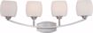 Picture of NUVO Lighting 60/4184 Helium - 4 Light Vanity Fixture with Satin White Glass