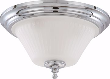 Picture of NUVO Lighting 60/4272 Teller - 3 Light Flush Dome Fixture with Frosted Etched Glass