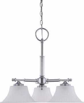 Picture of NUVO Lighting 60/4273 Teller - 3 Light Dinette Fixture with Frosted Etched Glass