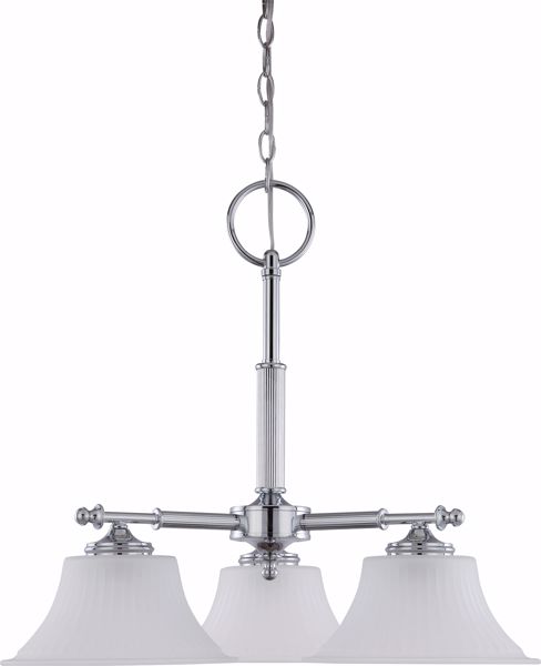 Picture of NUVO Lighting 60/4273 Teller - 3 Light Dinette Fixture with Frosted Etched Glass