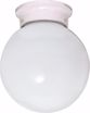 Picture of NUVO Lighting 60/430 1 Light CFL - 6" - Flush Mount - White Ball - (1) 13W GU24 Lamps Included