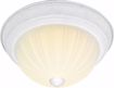 Picture of NUVO Lighting 60/443 2 Light CFL - 11" - Flush Mount - Frosted Melon Glass - (2) 13W GU24 Lamps Included