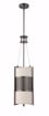 Picture of NUVO Lighting 60/4431 Diesel - 1 Light Vertical Pendant with Khaki Fabric Shade