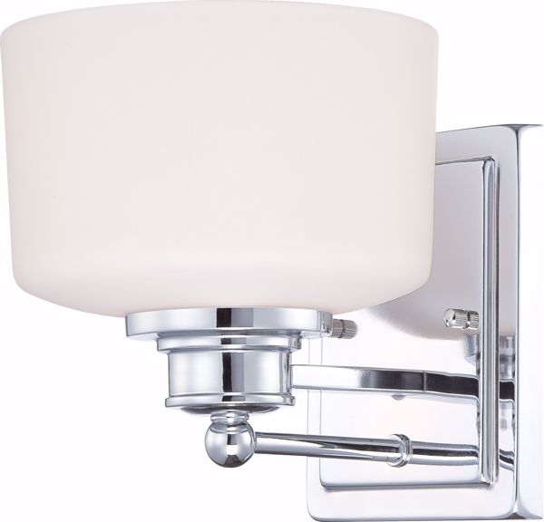 Picture of NUVO Lighting 60/4581 Soho - 1 Light Vanity Fixture with Satin White Glass