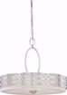 Picture of NUVO Lighting 60/4626 Harlow - 4 Light Pendant with Slate Gray Fabric Shade