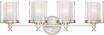 Picture of NUVO Lighting 60/4644 Decker - 4 Light Vanity Fixture with Clear & Frosted Glass