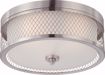 Picture of NUVO Lighting 60/4691 Fusion - 3 Light Flush Dome Fixture with Frosted Glass