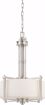 Picture of NUVO Lighting 60/4706 Wright - 3 Light Pendant with Satin White Glass